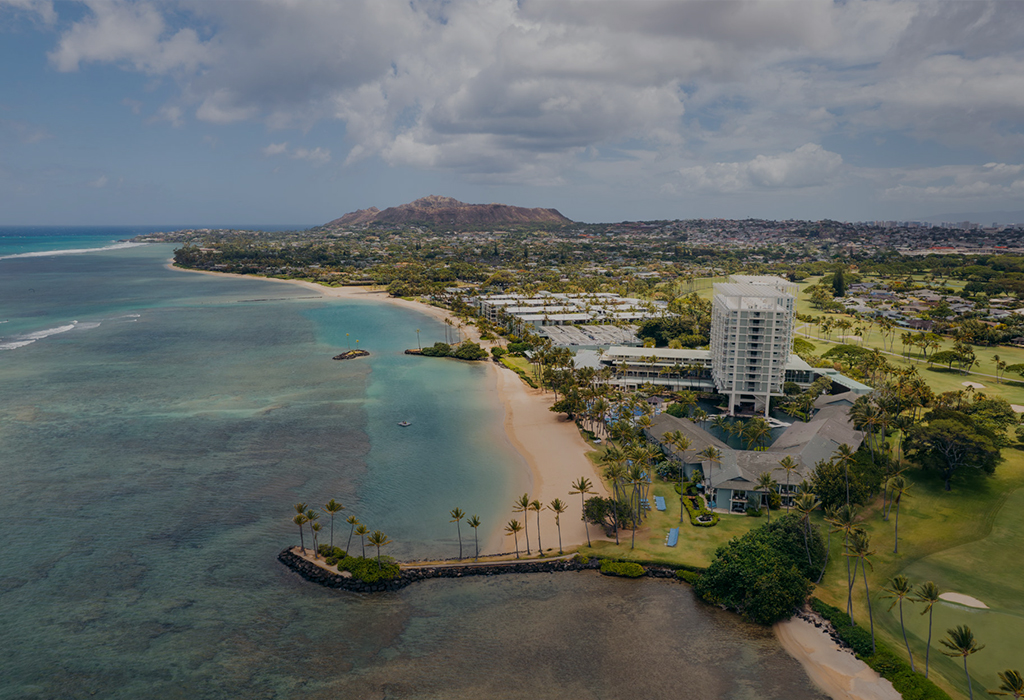 Drone photo of Kahala Resort